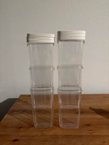 6 x IKEA Opbergdozen - 29x15x7 cm - Perfect voor Organisatie