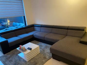 GRATIS - hoekbank met chaise longue - comfortabel en ruim