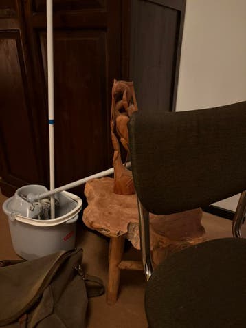 Gratis Exotische grote houten vogel