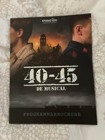 40-45 De Musical Programmabrochure Studio 100