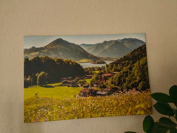 Canvas schilderij berglandschap