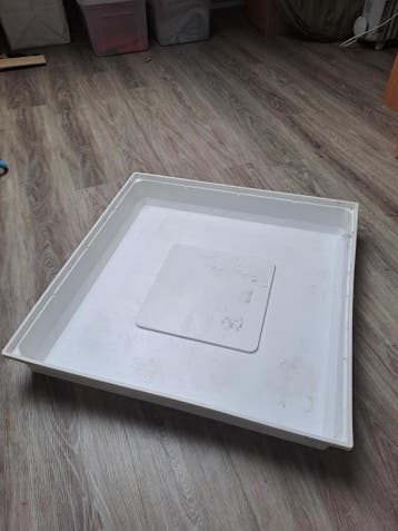 Wasmachine lekbak / opvangbak gratis