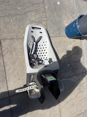 Yepp Maxi Silver achterzitje (adapter ontbreekt)