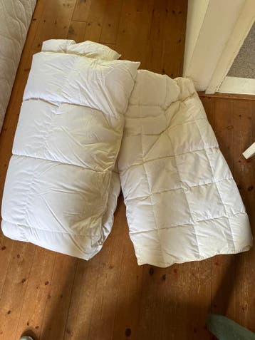 Wit dekbed 4 seizoenen.