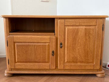 Massief blank eiken kast - Gratis af te halen