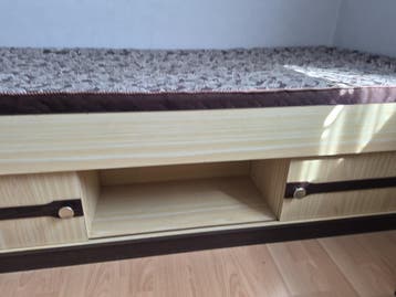 Vintage Kajuitbed 90x200 - Gratis af te halen in Sleeuwijk