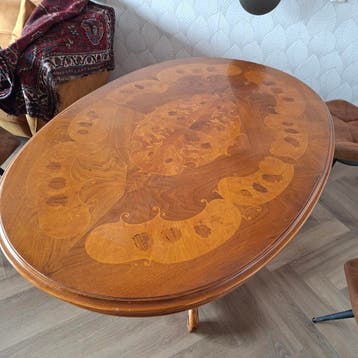 Gratis ophalen eettafel ovaal uitschuibaar