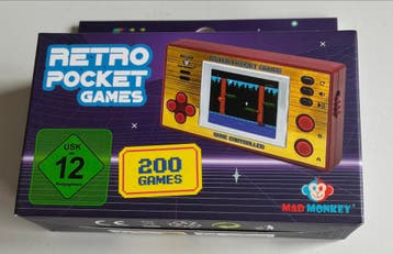 Nieuwe Retro Pocket Games Console met 200 Spellen