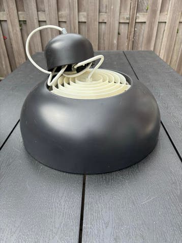 IKEA keukenlamp - Zwart met wit spiraal design