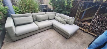 Grote hoekbank, gratis af te halen