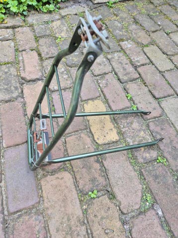 Bagagedrager fiets - Groen, goede staat