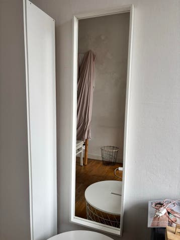 Ikea spiegel met witte lijst