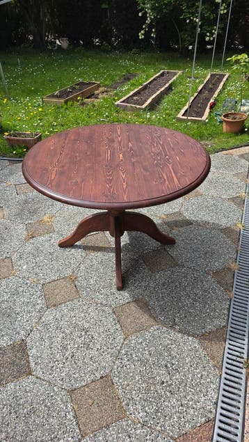 Ronde houten eettafel - Klassiek design