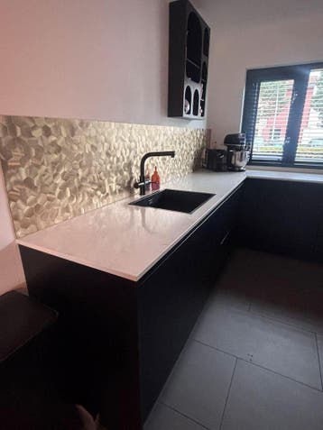 3 Granieten Keukenbladen - Wit