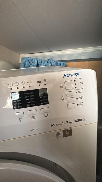 Indesit Innex Wasmachine - Borgveer defect