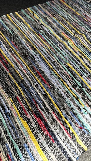 Gekleurde vloerkleed