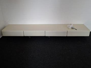 Design Tv kast, tv meubel, zwevend dressoir