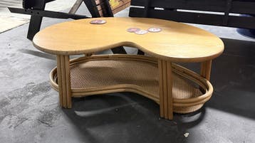 Salon tafel hout