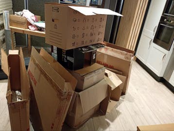 GRATIS verhuisdozen, verhuisdozen schilderen