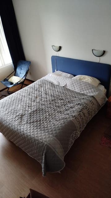 ✅ boxspring bed 160x200 cm met hoofdbord