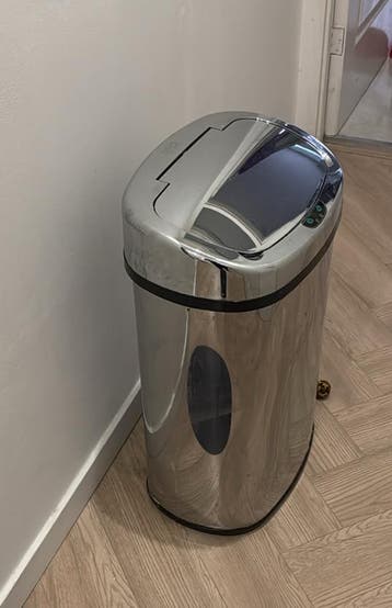 Prullenbak met sensor 60 liter - gratis ophalen