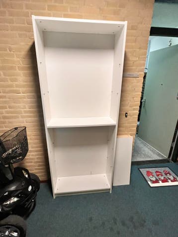 Witte IKEA Boekenkast met Planken