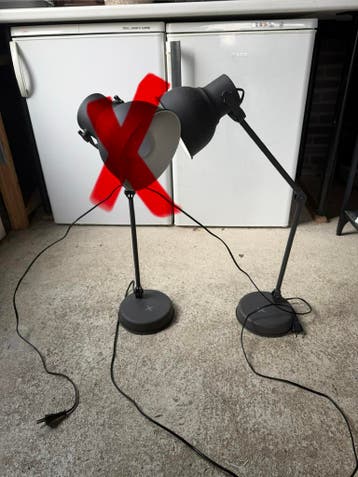 1x IKEA Hektar bureaulamp / tafellamp