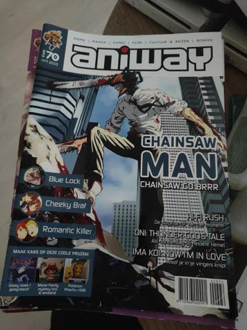 Aniway magazines - diverse nummers (posters verwijderd)