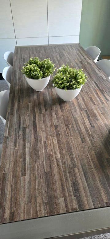 Gratis keukenblad/ tafel blad houtlook 230 cm