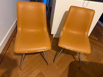 Gratis gebruikte eetkamerstoelen - zitten lekker!
