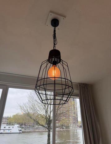 Metalen fram lamp - Industriële hanglamp