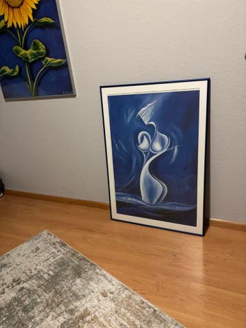 Kunst bloemen broodtrommel  2x kussen overtrekken en kunst