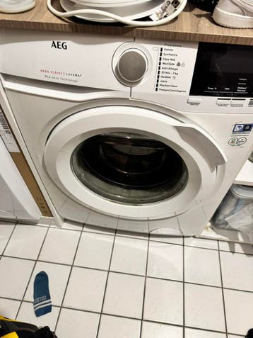 Wasmachine gratis kapot alleen koud