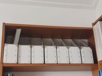 12 opbergdozen voor papier en tijdschriften