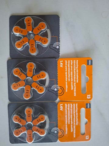 Hema Gehoorapparaat Batterijen Type 13 (3x6 stuks)