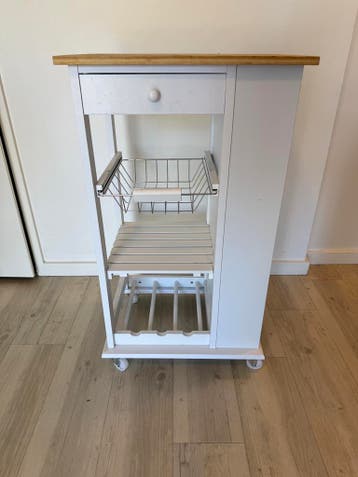 Grstis Keukentrolley / bijzetkast met wieltjes