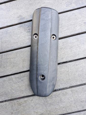 Kymco uitlaat hitteschild