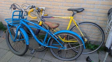 Gratis op te halen: Gazelle stadsfiets en Giant racefiet
