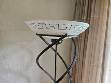 Vloerlamp met dimmer, 175 cm hoog - gratis af te halen