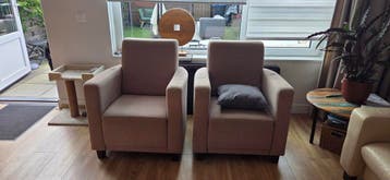 Twee comfortabele fauteuils - Gratis af te halen