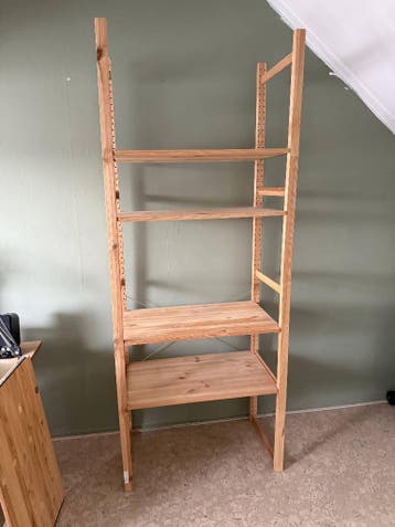 ikea IVAR 226cm met 4 planken