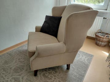 Stoel of Troon, stoffen bekleding