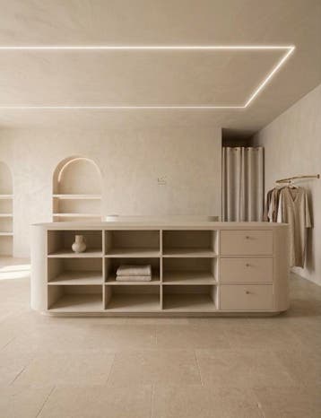 Beton Ciré Balie op Maat Gemaakt