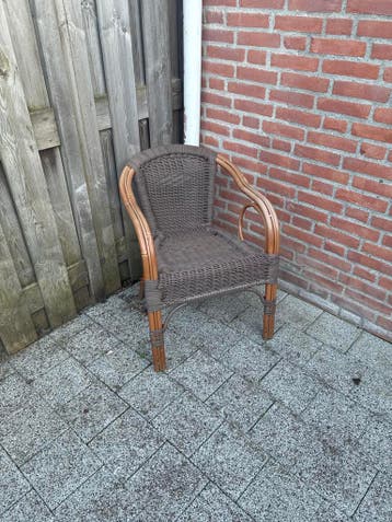 Rotan stoel - Bruin
