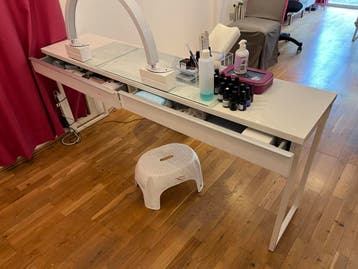 Side table nagelsalon - 180x40x75 cm