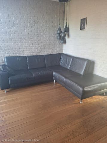 Lederen Hoekbank  Binnenkort beschikbaar