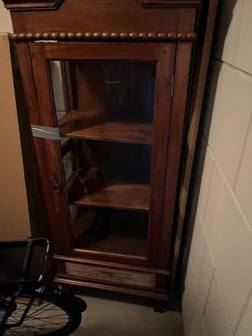 Vintage Vitrinekast - Goede Conditie