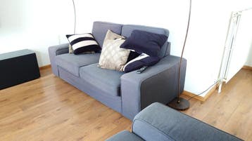 2x Comfortabele 2-zits bankjes - Antracietgrijs