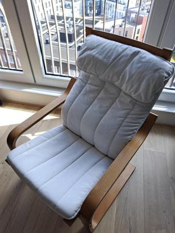Gratis houten fauteuil