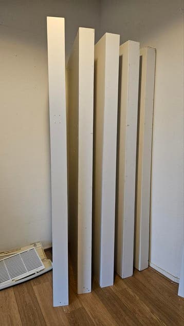 Roomdeviders / panelen / scheidingswand - wit